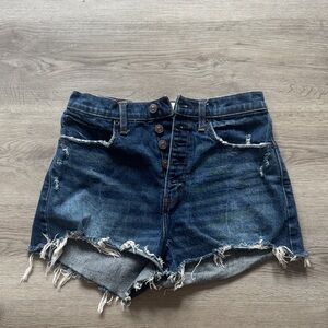 Denim Distressed Women Shorts